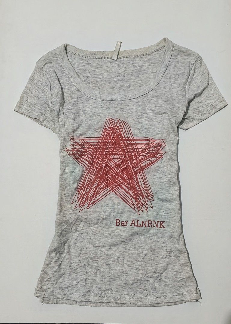 Star light gray short sleeve (Category: Shirts) located in Tarlac. Submitted by yohfinds (Listing ID 1465438864, Image 1). Description: has sm yellowish on inner but good condition on outside appearance.