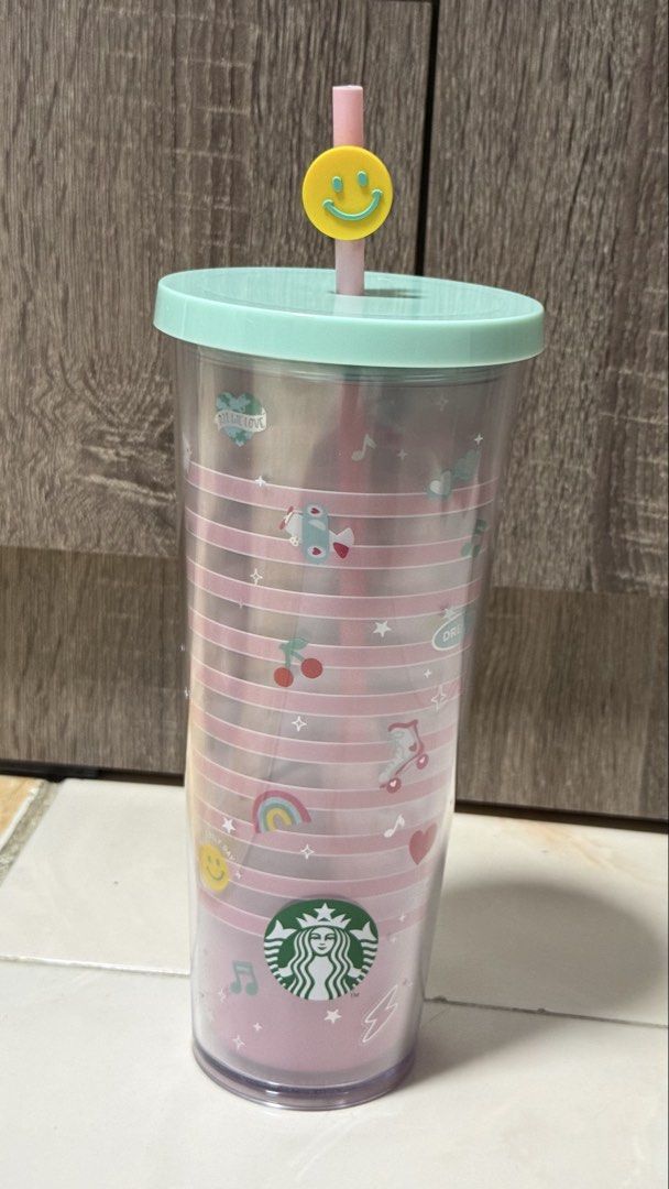 Starbucks Korea Summer (Category: Water Bottles & Tumblers) located in Manila. Submitted by sbgrill (Listing ID 1465556273, Image 2). Description: Brand new Starbucks Korea Summer smiley 20oz Venti ₱1000 plus ship 📍Manila.