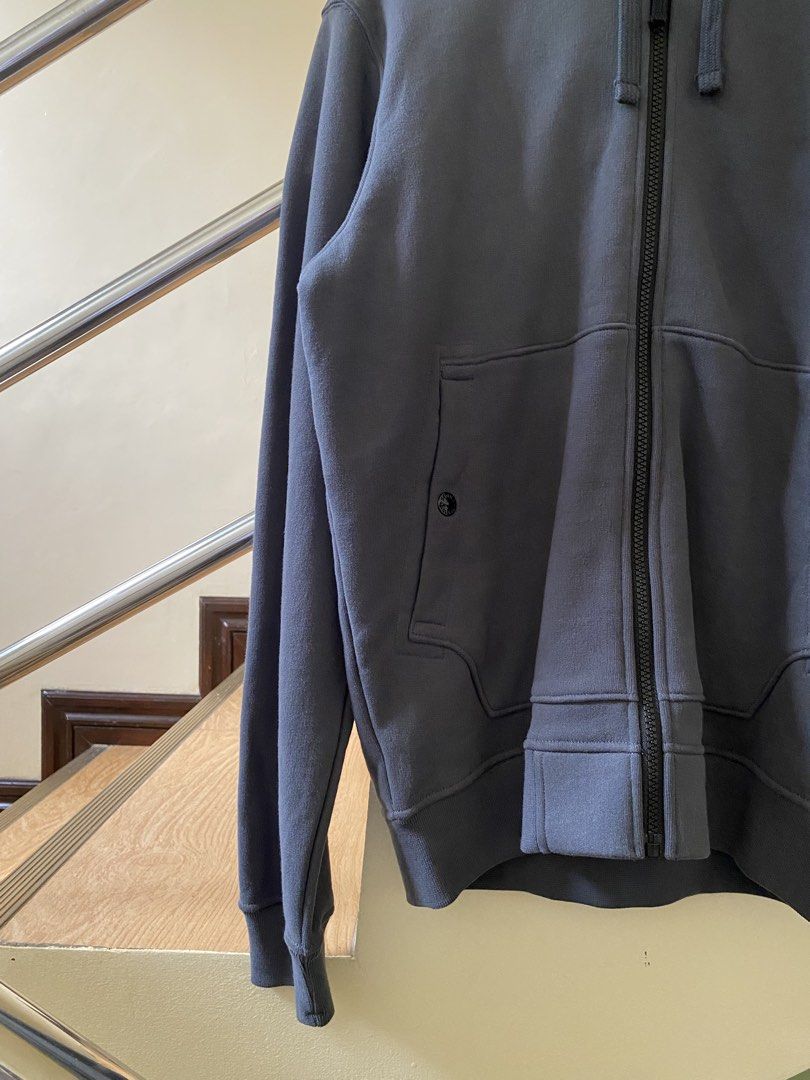 Stone Island - Zip Up Hoodie (Category: Hoodies) located in Puerto Princesa. Submitted by something___. (Listing ID 1465495382, Image 3). Description: Stone Island - Zip Up Hoodie Tagged Size: Small (Dimension) Length: 26 Width: 21.5 Condition: Excellent Color rate: 10 Flaws: None.