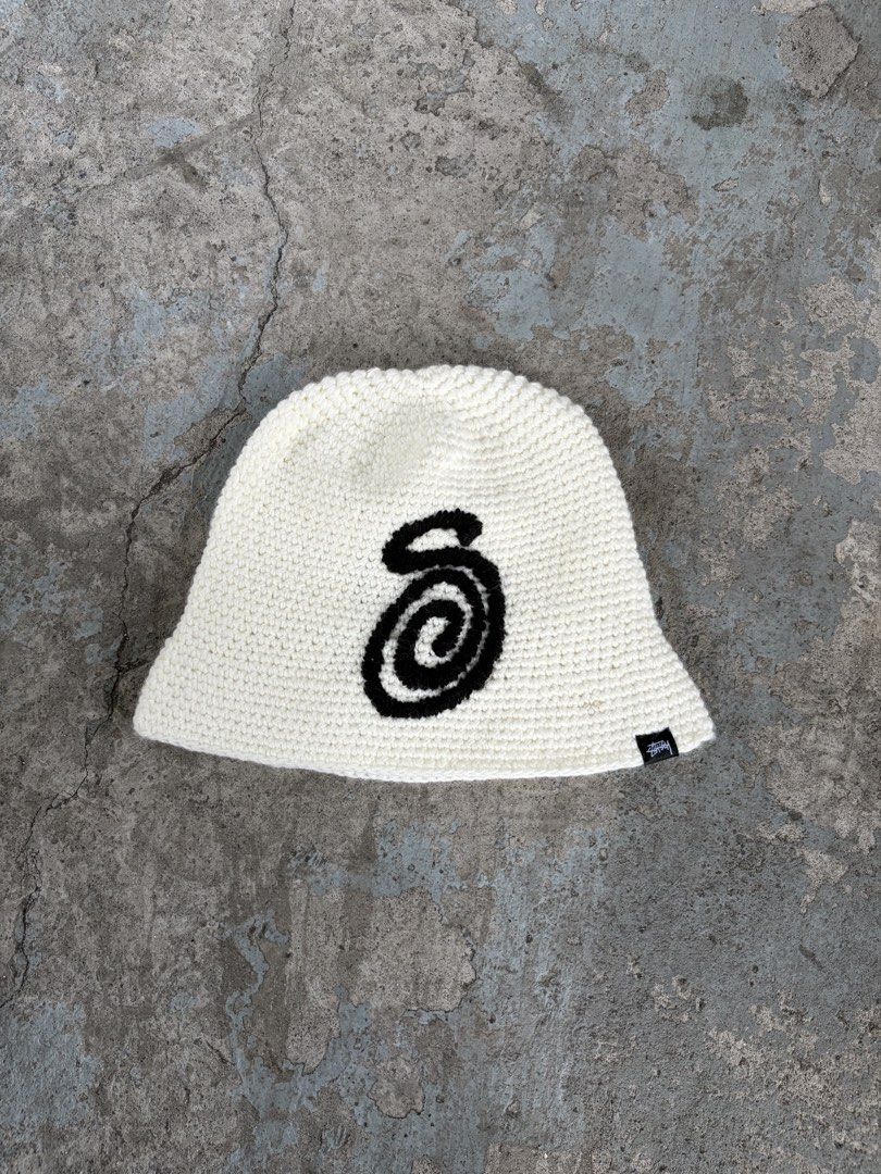 STUSSY S LOGO KNITTED (Category: Caps & Hats) located in Caloocan City. Submitted by teriyakijawnz (Listing ID 1465459135, Image 2). Description: STUSSY S LOGO KNITTED BUCKET HAT LEGIT/BRAND NEW W/PAPER BAG 📥📥📥.