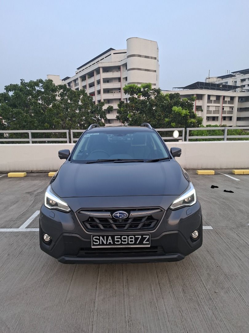 Subaru XV 2.0i-S EyeSight [MY20] (A) (Category: Used Cars) located in Singapore. Submitted by blim1974 (Listing ID 1465506914, Image 1). Description: SUBARU XV 2.0i-S AWD CVT 2.0L Boxer engine, AWD, CVT automatic transmission, producing 154bhp, pre-collision braking, lane departure warning, adaptive cruise control. Electric seats, LED headlights, Bluetooth, keyless entry, Apple CarPlay, Android Auto!.
