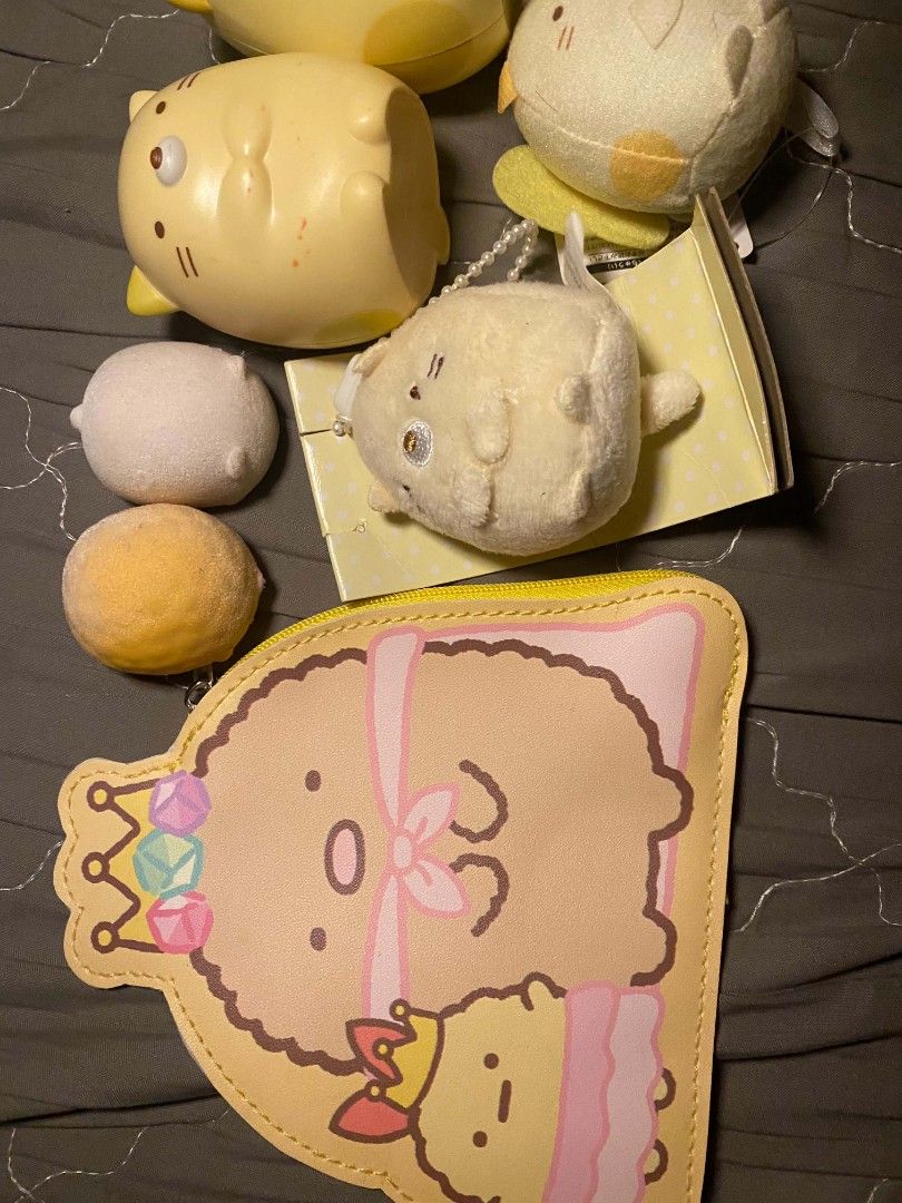 Sumikko San X figure and keychains (Category: Character Goods) located in Manila. Submitted by adaluvlace (Listing ID 1465414117, Image 2). Description: for bundle only minor flaws all have markings MOP: GCASH MOD: J&T pm for more info.