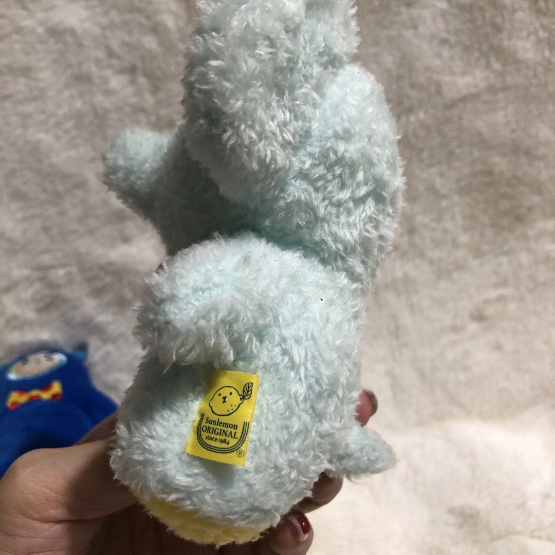 Sunlemon Baby Elephant Plush (Category: Infant Playtime) located in Quezon City. Submitted by kitsune.treasures (Listing ID 1465493164, Image 2). Description: *First to pay policy! *1 day reservation only. Failure to pay on time, auto cancel. 📍Quezon City * MOD: J&T | Lalamove * MOP: GCASH | BPI 📦ON HAND AND READY TO SHIP! CONDITION: WHAT YOU SEE IS WHAT YOU GET. Dimensions: Kindly check the photos for the actual measurements. Please check all 