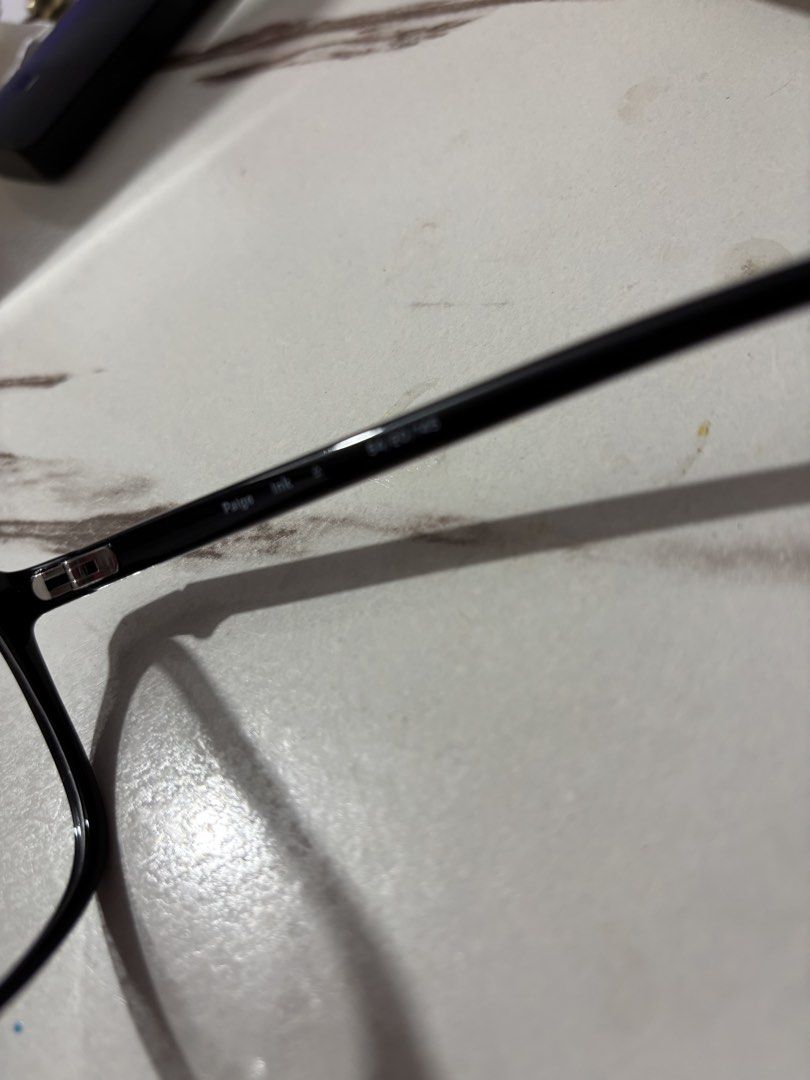 Sunnies Studios Paige Ink Eyeglasses Frames (Category: Sunglasses & Eyewear) located in Cainta. Submitted by _arianaventi (Listing ID 1465523398, Image 2). Description: - Brand: Sunnies Studios - Model: Paige Ink (G01SS1176CS) - Color/Material: Black acetate - Shape: Rounded - Measurements: 54-20-146 - Condition: Clean design, classic style - Usage: Suitable for everyday wear or prescription lenses.