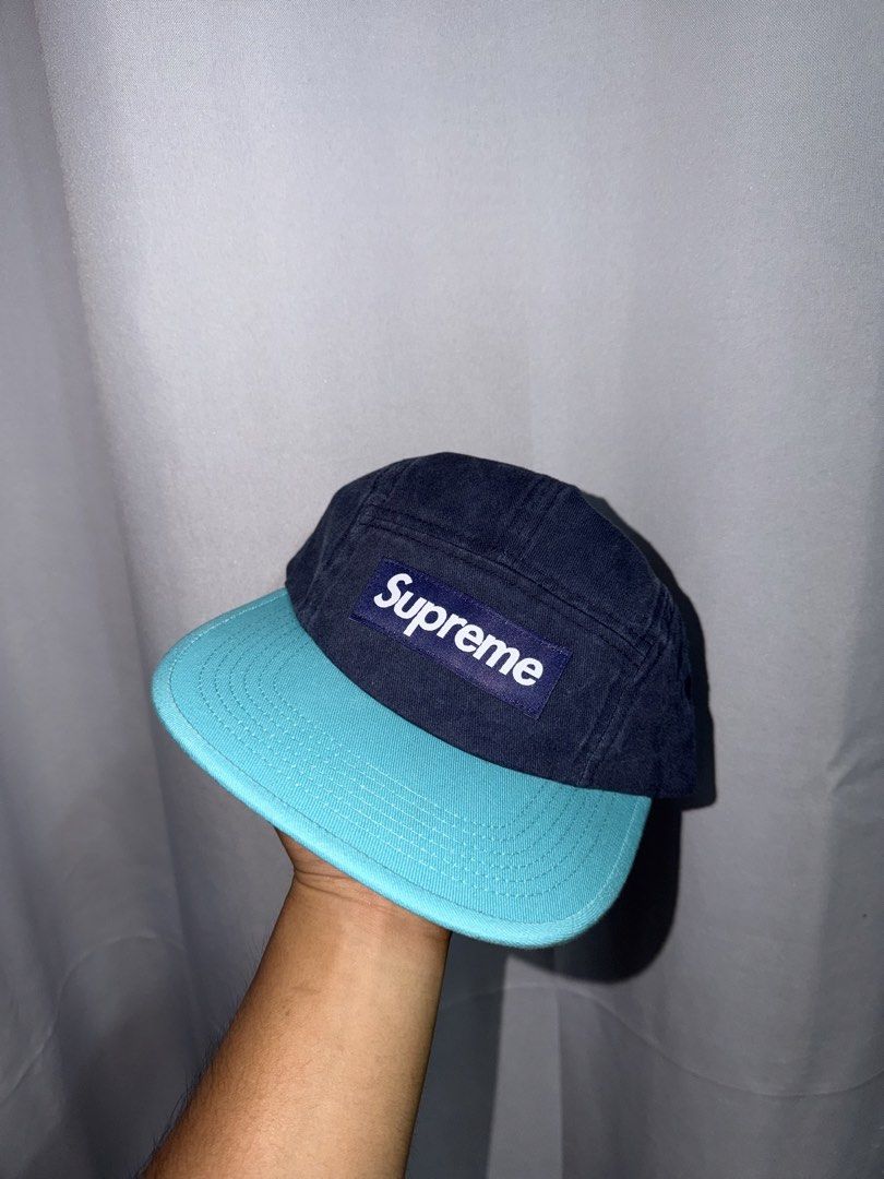 SUPREME 5 PANNEL CAP (Category: Caps & Hats) located in Manila. Submitted by triptothrift7 (Listing ID 1465571285, Image 1). Description: pm me for fast transaction! SUPREME 5 PANNEL CAP adult size no issue excellent condition color rate 9/10 authentic legit mode of payment gcash or bank transfer location Biñan laguna.