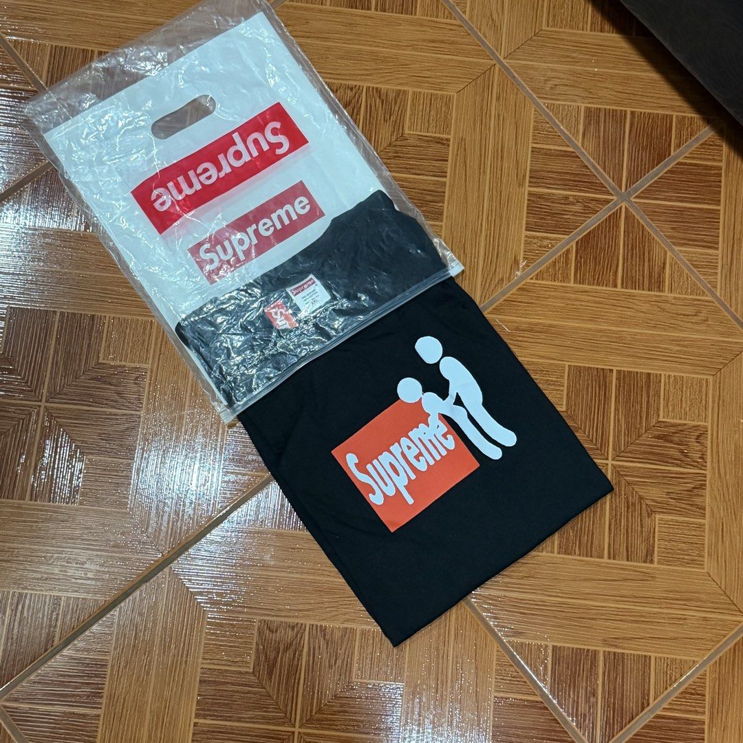 SUPREME stick tee (Category: Tshirts & Polo Shirts ) located in Manila. Submitted by ihatestars (Listing ID 1465474549, Image 1). Description: brand new size 2xl fits xl oversized imo .