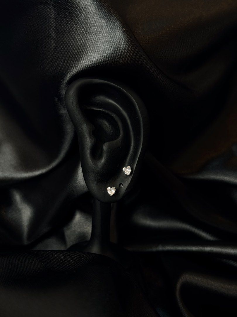 Sweetheart Studs (Category: Earrings) located in Manila. Submitted by frost.collections (Listing ID 1465430973, Image 2). Description: The Sweetheart Studs from the Icy Collection featuring pavé-set stones in durable stainless steel. designed to add a delicate touch of romance to your everyday look..