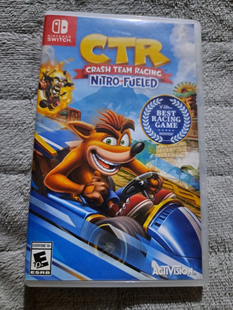 Switch Game CTR Crash Team Racing Nitro Fueled (Category: Nintendo) located in Quezon City. Submitted by epic_shockwave8thundersto (Listing ID 1465455284, Image 1). Description: Price-1,200 Good condition,working test all u want sa meet up Location:SM Fairview,Fairview Center Mall,Ever Commonwealth.