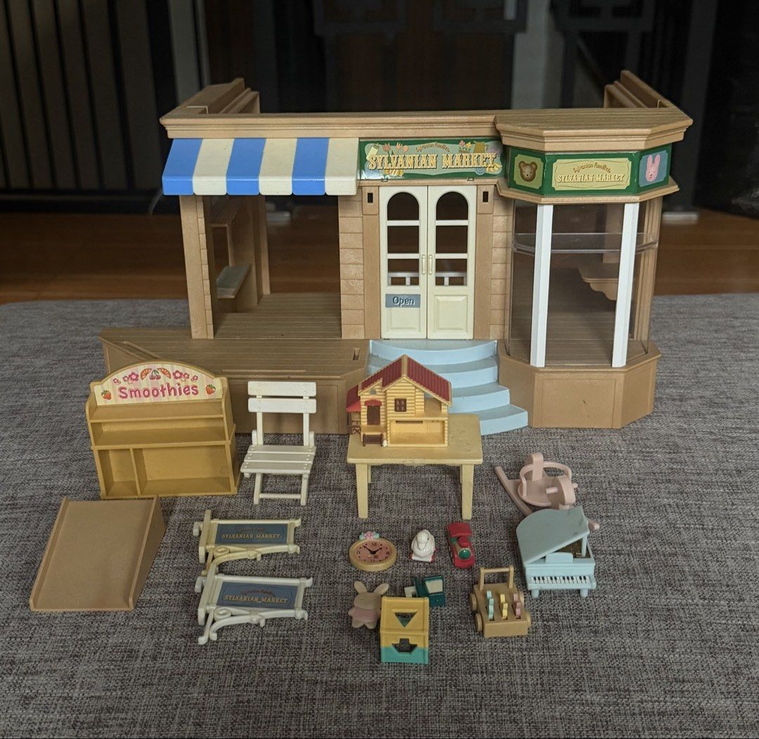 Sylvanian Families Market (Category: Kids Toys) located in Quezon City. Submitted by charleystoystore (Listing ID 1465445421, Image 1). Description: What you see is what you get Can ship all over the phil. Courier: FLASH/JNT/Lalamove Mop: Gcash Location: North caloocan.