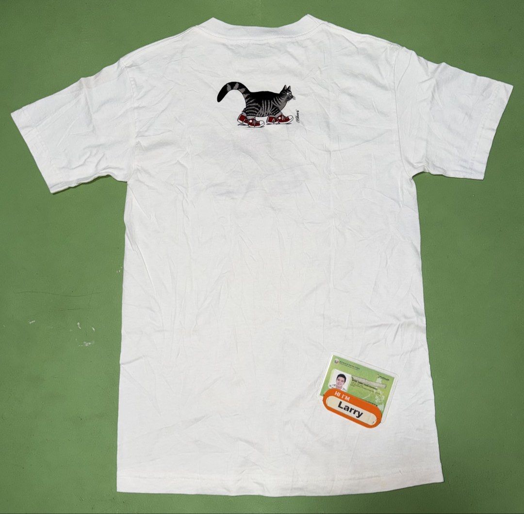 T Shirt (Category: Tshirts & Polo Shirts ) located in Pasig City. Submitted by reyeslarry11740 (Listing ID 1465431172, Image 2). Description: For Sale Crazy Shirts Hawaii B.Kliban Cat Shirt Men Size Small 17.1w x 27L Good as new condition No issue Need wash 1k Payment 1st Pasig city.