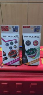 Takara Tomy Beyblade X UX-00 Aero Pegasus 3-70A Red & Beyblade CX-00 ...