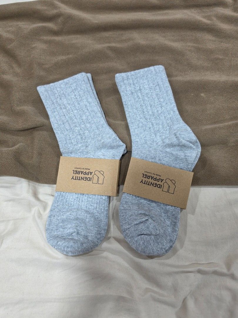 Take All 2 Pairs Identity Apparel Gray Socks (Category: Socks) located in Quezon City. Submitted by snowflakes.specials (Listing ID 1465442326, Image 1). Description: Take all brand new.