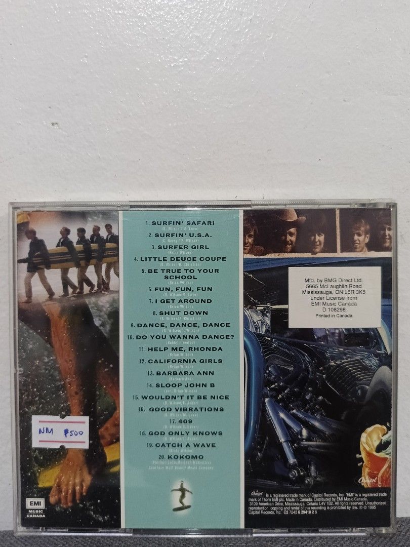 The Beachboys - The Greatest Hits (Category: CDs & DVDs) located in Cavite. Submitted by bodega_ni_kiks11 (Listing ID 1465460794, Image 2). Description: .