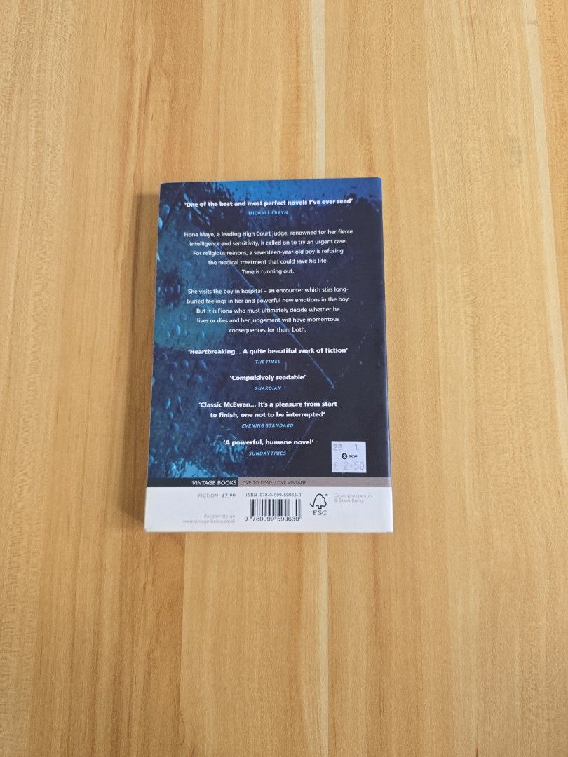 The Children Act by Ian McEwan (Category: Storybooks) located in Trece Martires City. Submitted by closette.ph (Listing ID 1465387509, Image 2). Description: 💌 click photos to view full item - genre : mystery/thriller - personal preloved books - has signs of usage.
