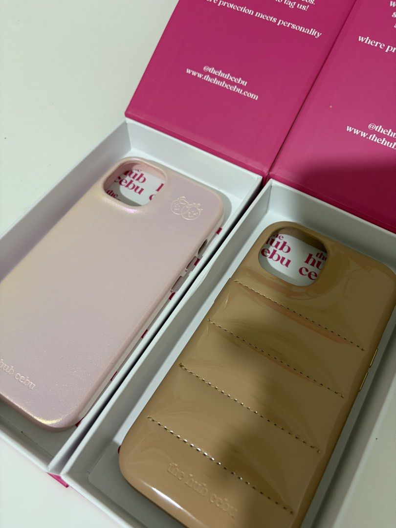 iPhone 15 - The Hub Cebu Phone Case Bundle - Glazed (Suki) & Puffer (Flat White) (Category: Cases & Sleeves) located in Malolos. Submitted by fldca (Listing ID 1465441700, Image 1). Description: 📌 Take all ONLY RFS: Upgraded MOP: GCash, GoTyme, Maribank MOD: J&T (sf c/o buyer).