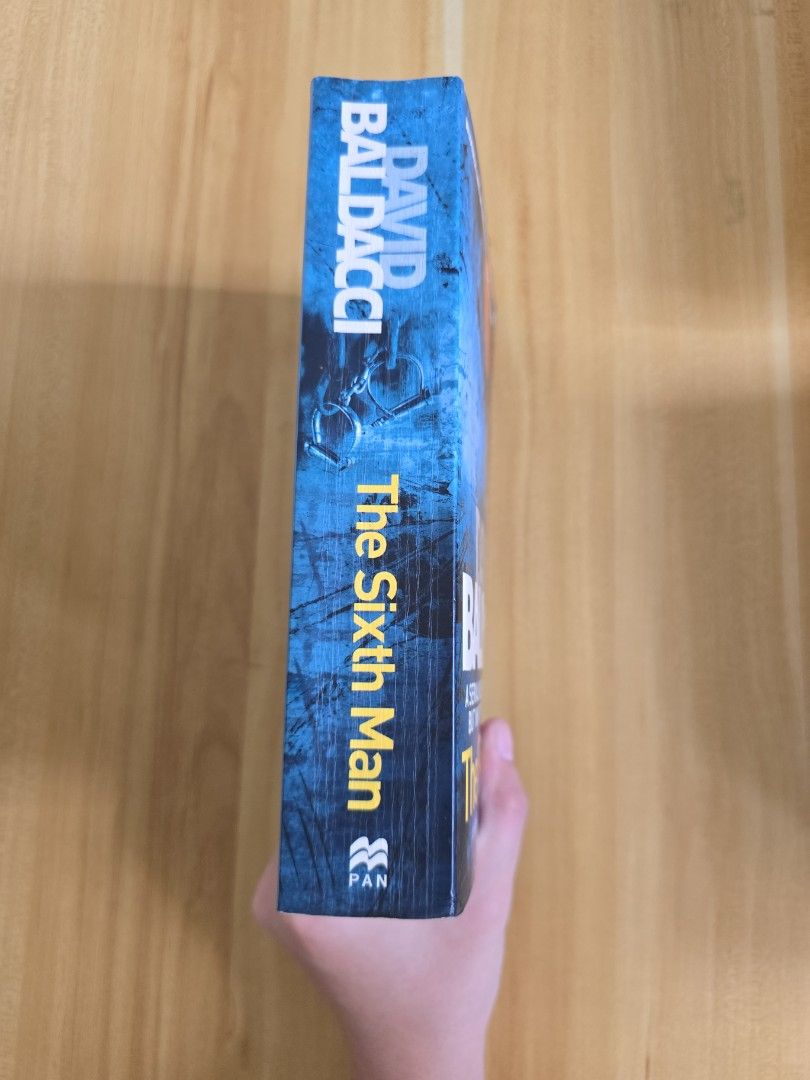 The Sixth Man by David Baldacci (Category: Storybooks) located in Trece Martires City. Submitted by closette.ph (Listing ID 1465394449, Image 3). Description: 💌 click photos to view full item - genre : mystery/thriller - personal preloved books - has signs of usage.
