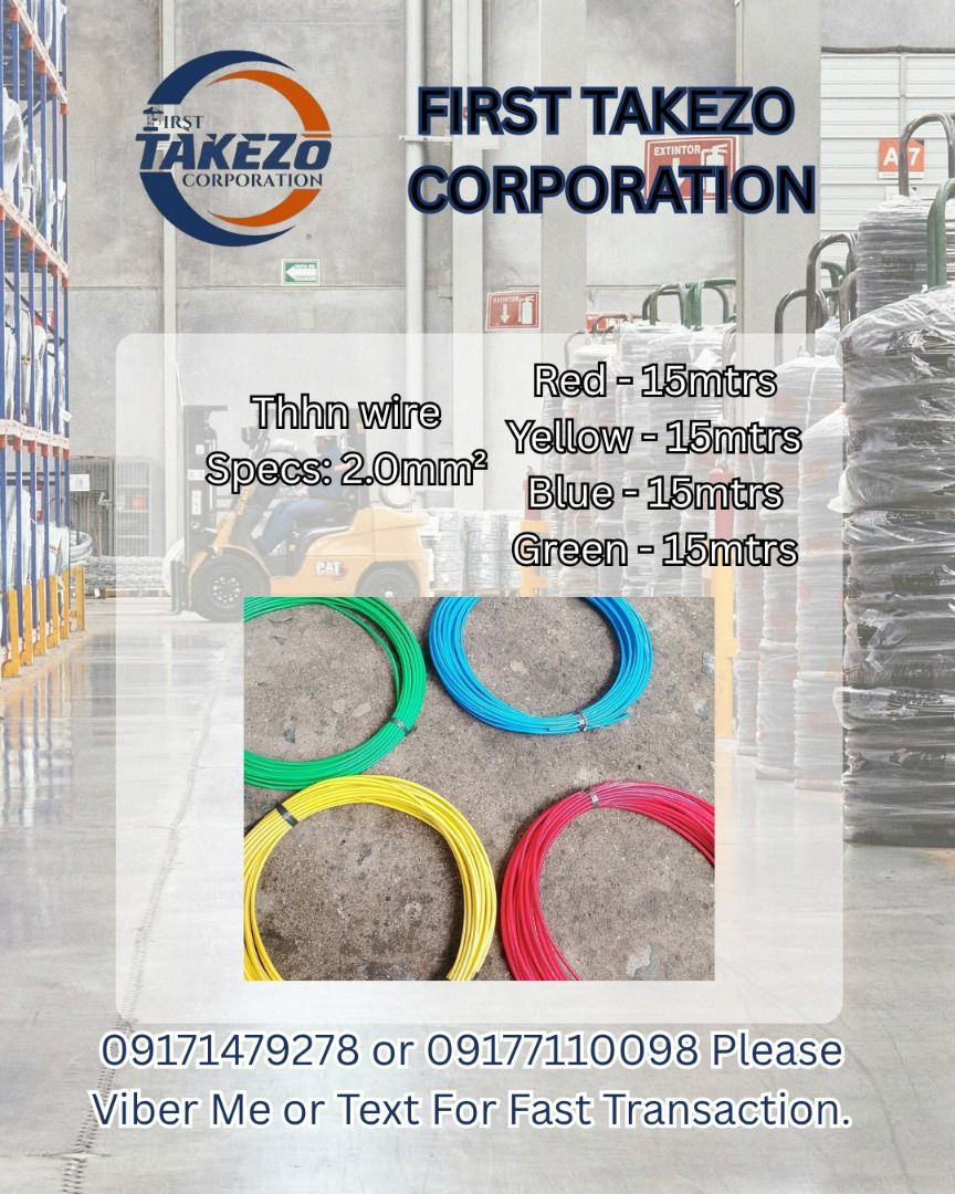 Thhn wire Specs: 2.0mm* (Category: Everything Else Others) located in Manila. Submitted by joeyroque09 (Listing ID 1465392080, Image 1). Description: Thhn wire Specs: 2.0mm*.