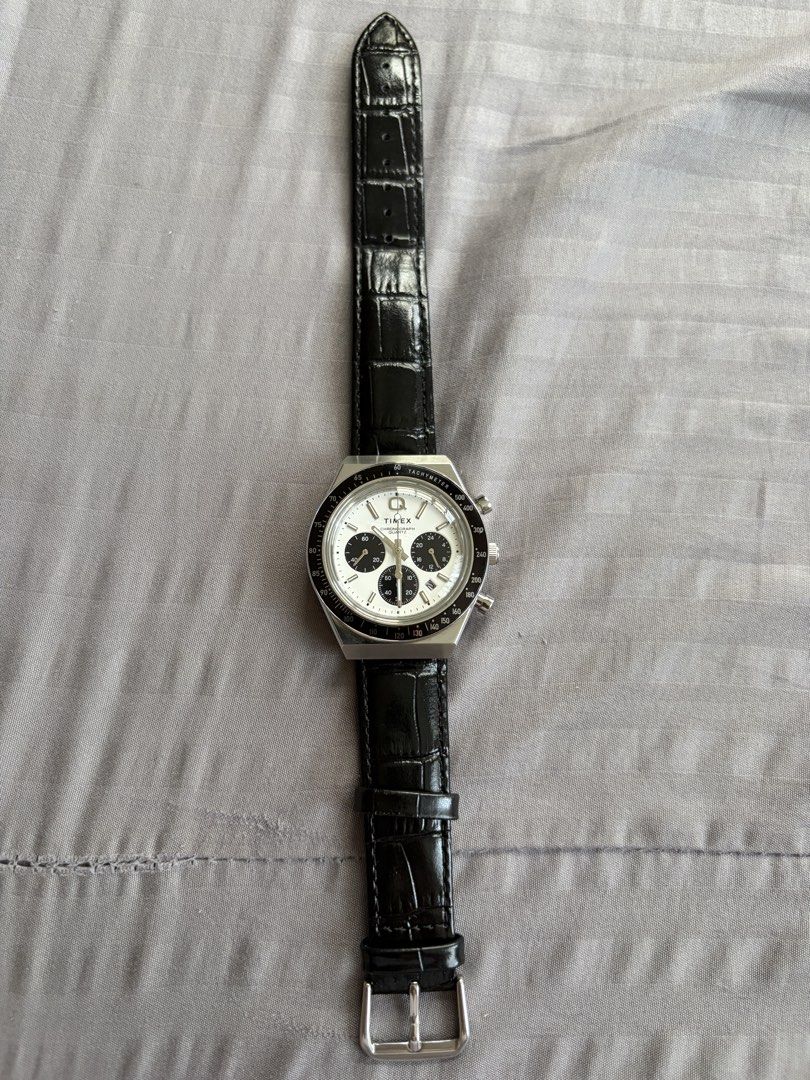 Timex Q Chronograph (Category: Luxury Watches) located in Manila. Submitted by 1vktry (Listing ID 1465402833, Image 3). Description: 40mm Comes with Box but no papers Quartz Negotiable .