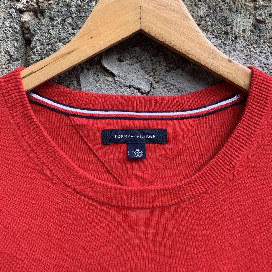 Tommy Hilfiger long sleeve knit (Category: Coats, Jackets and Outerwear) located in Manila. Submitted by _thrift.clothes._ (Listing ID 1465485632, Image 3). Description: Size:Clarge W:23 L:30 No issue.