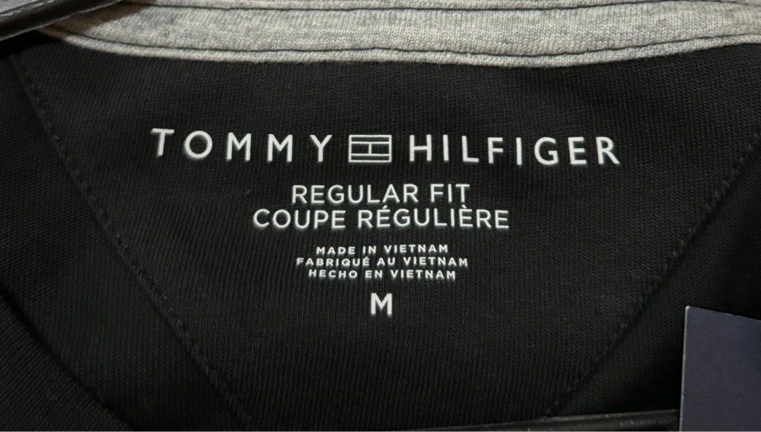 Tommy Hilfiger Men's Black Shirt Medium - Large (Category: Tshirts & Polo Shirts ) located in Quezon City. Submitted by beckyshop2024 (Listing ID 1465473699, Image 2). Description: - Brand new with tag - Original from US - Runs big, M on tag, fits up to Large - Regular fit.