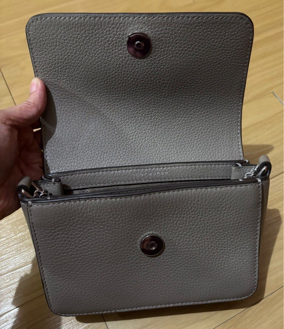 Tory Burch Olivia Mini Bag (Category: Luxury Bags & Wallets) located in Quezon City. Submitted by beckyshop2024 (Listing ID 1465474905, Image 3). Description: - Used once - In mint condition - Original from Canada - Color: Gray Heron.