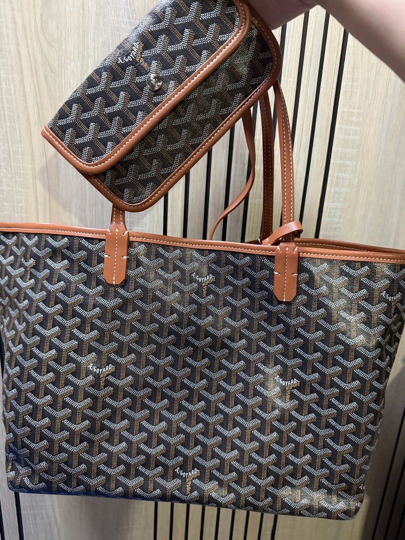 Tote Bag (Category: Luxury Bags & Wallets) located in Muntinlupa City. Submitted by avampaya (Listing ID 1465479848, Image 3). Description: Classic black and brown monogram canvas .