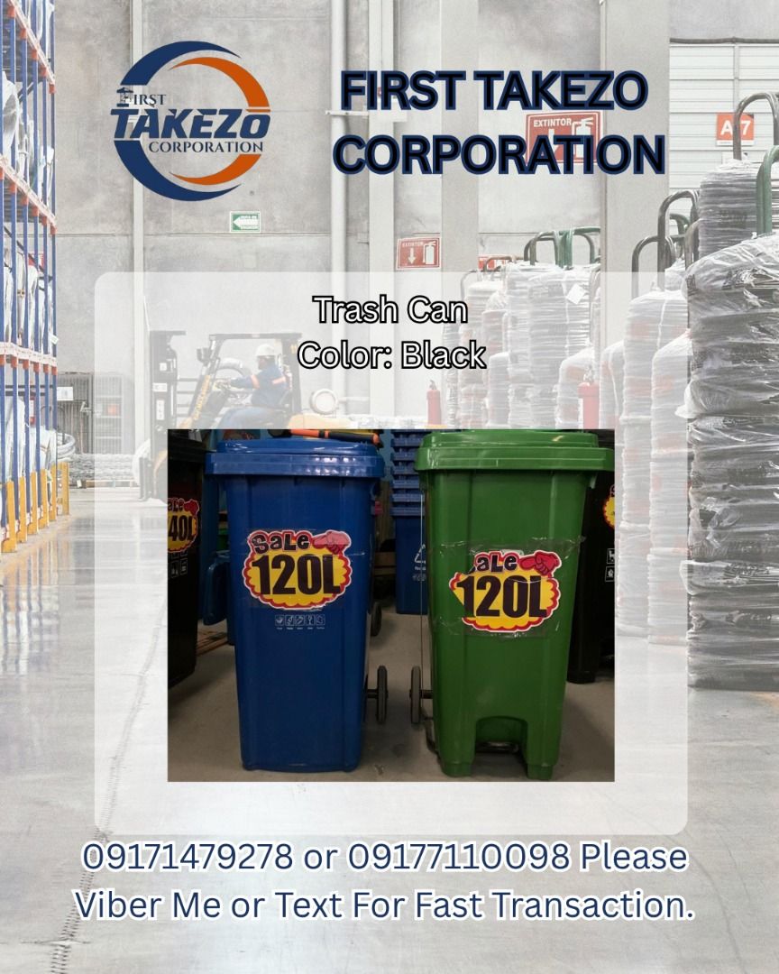 Trash Can Color. Black (Category: Everything Else Others) located in Manila. Submitted by joeyroque09 (Listing ID 1465389976, Image 1). Description: Trash Can Color. Black.