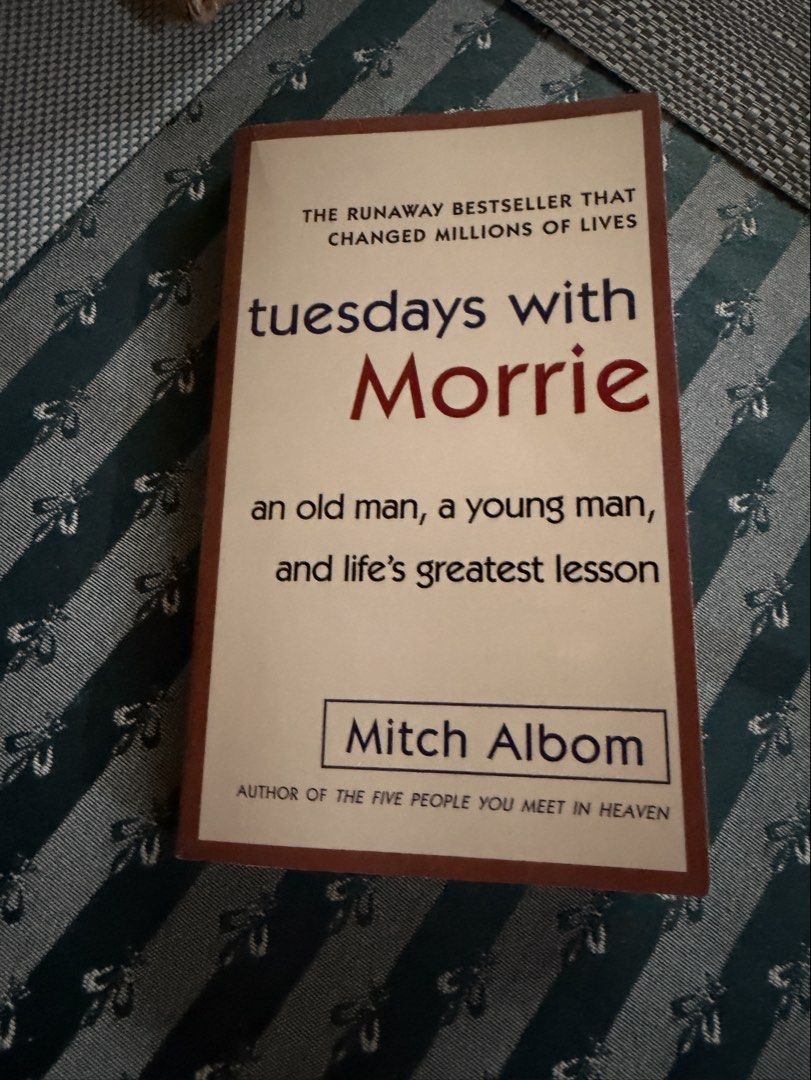 Tuesdays with Morrie by Mitch Albom (Category: Storybooks) located in Paranaque City. Submitted by juniofrankie (Listing ID 1465440253, Image 1). Description: - decluttering .