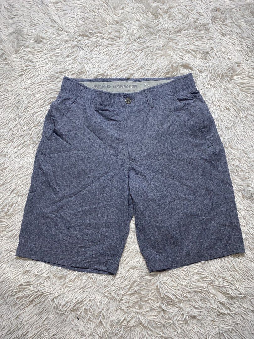 Under armour golf short (Category: Shorts) located in Sibulan. Submitted by hunt_mafia (Listing ID 1465484406, Image 1). Description: Under armour golf short Size 30-32 Width 20 Length 20.5 Hem 11 As new condition Free vouch for safe transaction Unli video call with item 850+sf Loc: Negros Oriental.