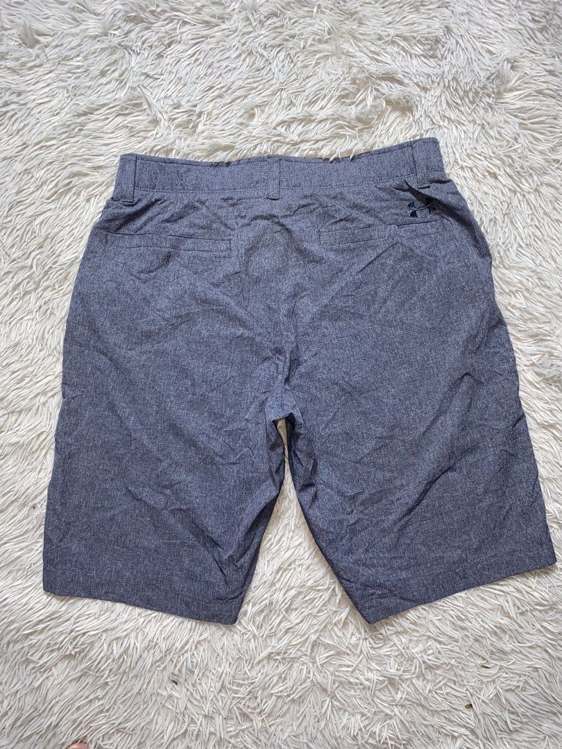 Under armour golf short (Category: Shorts) located in Sibulan. Submitted by hunt_mafia (Listing ID 1465484406, Image 2). Description: Under armour golf short Size 30-32 Width 20 Length 20.5 Hem 11 As new condition Free vouch for safe transaction Unli video call with item 850+sf Loc: Negros Oriental.