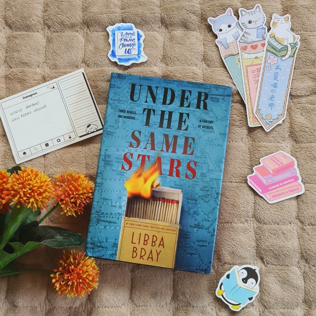 Under the Same Stars by Libba Bray (Category: Storybooks) located in San Pedro. Submitted by ny.casanova (Listing ID 1465400976, Image 1). Description: - Title & Author: Under the Same Stars by Libba Bray - Format: Hardcover edition (Sprayed Edges) - Genre: Historical Fiction, Mystery - Condition: Good as new just minor issue which you can see sa images. - Shipping: J&T (PAYO) • No Rush shipping ( Not accurate sa time si J&T kapag nabook ) - Meet