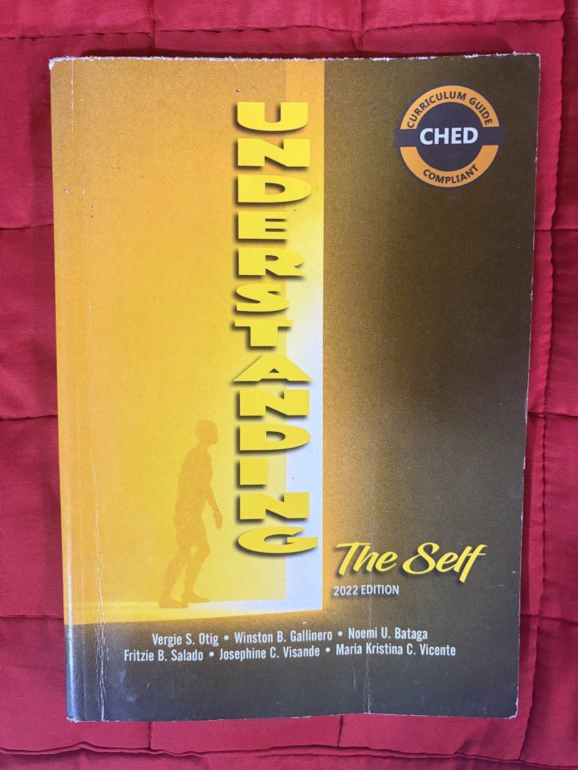 Understanding the Self 2022 Edition College Textbook (Category: Textbooks) located in Marikina City. Submitted by katrina.faye (Listing ID 1465404332, Image 1). Description: Selling my first year book Understanding the self (USELF) - Has a little bit damage around the corner of the book, rarely used - P300 (orig price: P530) .
