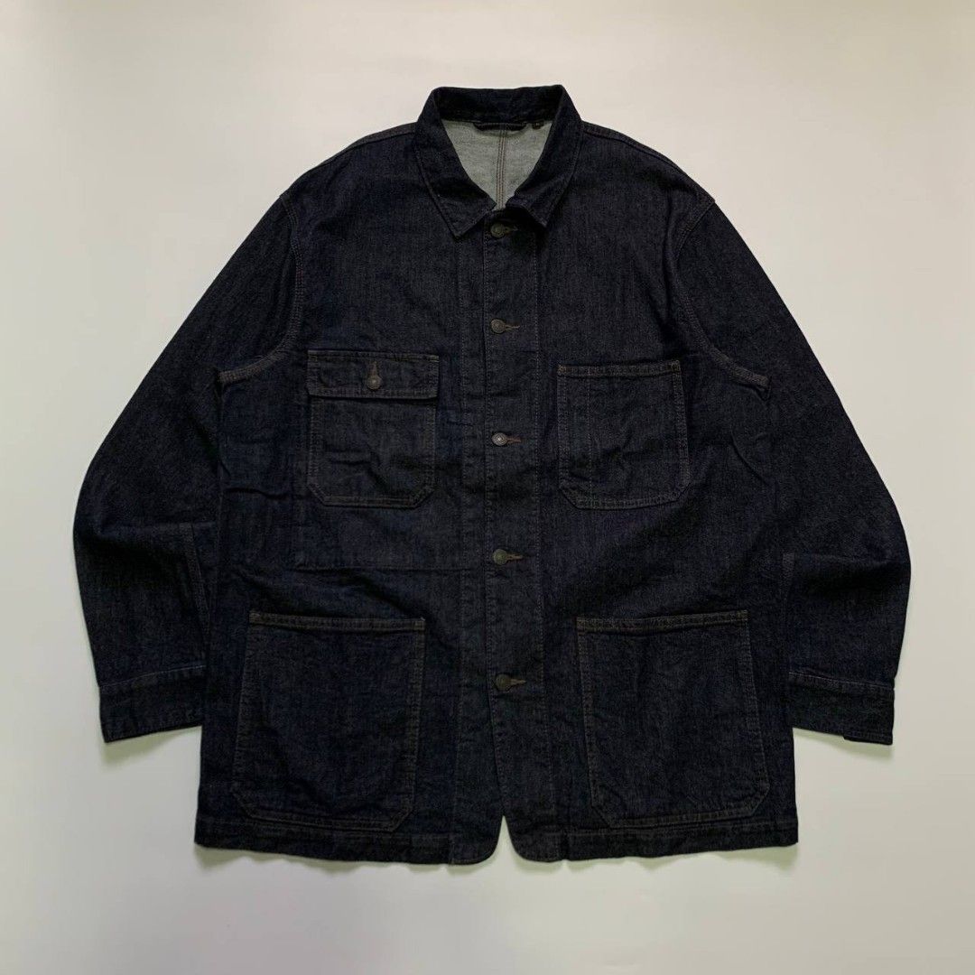 UNIQLO UTILITY JACKET (INDIGO) (Category: Coats, Jackets and Outerwear) located in Puerto Princesa. Submitted by terrificgarments (Listing ID 1465112935, Image 1). Description: UNIQLO UTILITY JACKET (INDIGO) ₱600 + Shipping fee Size XL on Tag Width: 23.5 Length: 31 Issue: None Excellent condition 📌 COLOR MAY VARY DUE TO LIGHTING 📌 ALREADY WASHED 📌 Payment First 📌 No COD 📌 Courier: J&T.
