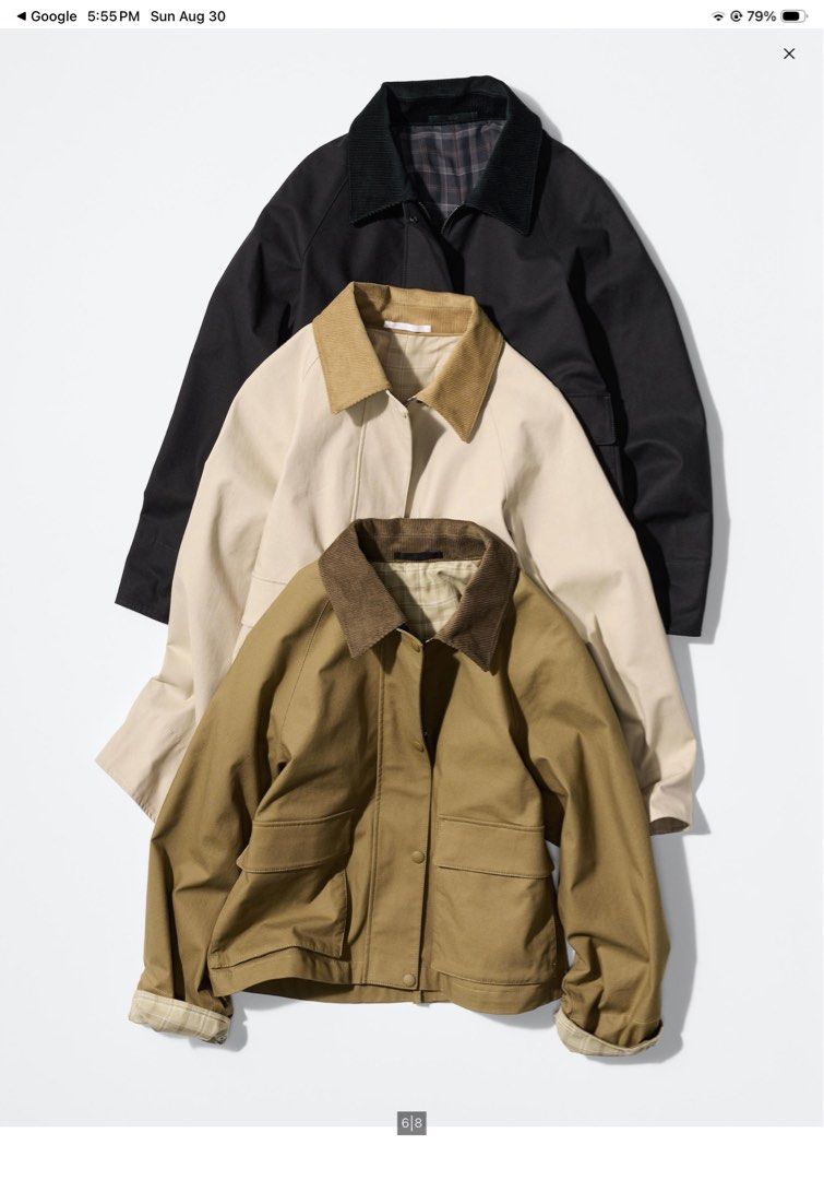 UNIQLO Utility Short Jacket (Category: Coats, Jackets and Outerwear) located in Baguio. Submitted by alwaysdeclutter1ng (Listing ID 1465447077, Image 3). Description: Retails 2490 USED ONCE.