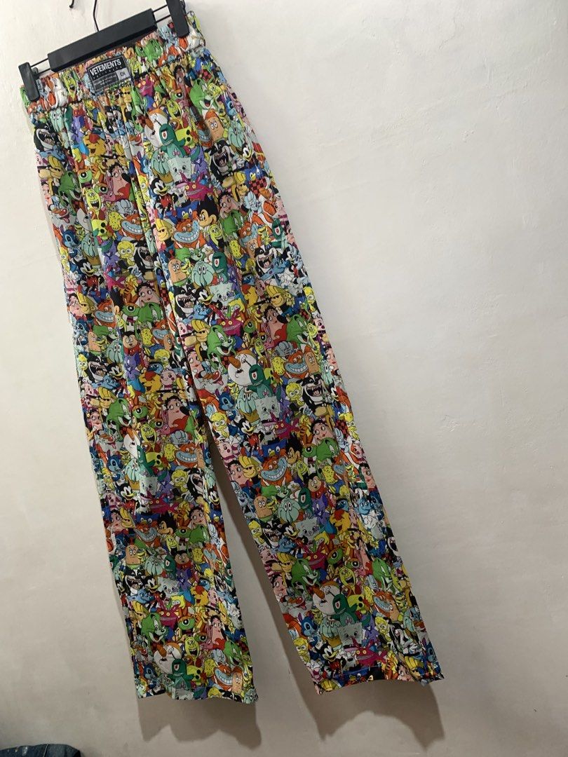 VETEMENTS MULTICOLOR VETEMONSTER LOUNGE PANTS (Category: Other Bottoms) located in Gumaca. Submitted by getscore.ph (Listing ID 1465402918, Image 3). Description: WTS ❗️VETEMENTS MULTICOLOR VETEMONSTER LOUNGE PANTS❗ ✅Size: M on tag ✅Actual Dimes: Waistline 25-32 (stretchable ) Length 41.5 ✅Color Rate: 9.5/10 ✅Condition: Excellent ✅Issue: None Color may due to lightning NEED WASH DM ME TO PURCHASE 📥📥 📍Loc. Gumaca,Quezon 📍Courier: JNT EXPRESS.