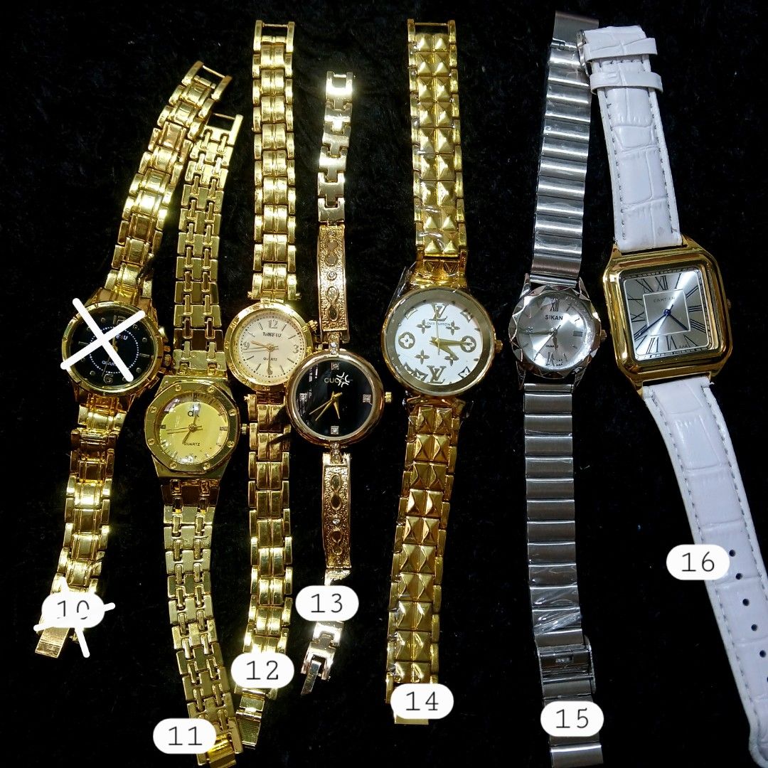 Vintage and casio watches (Category: Women's Watches) located in Santa Rosa. Submitted by bhelprelovedcloset (Listing ID 1462598646, Image 2). Description: Luxury vintage watch - class a branded ₱200 each ₱585 for 3 pieces ₱950 for 5 pieces (Yes for choosing) 🌸Non-tarnish with proper care 🌸With box 🌸battery operated 📌payment first 📌j&t shipping nationwide (Actual product colors may vary slightly due to lighting, camera settings, and screen d