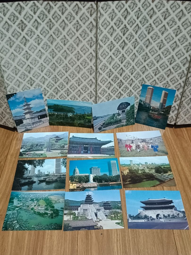 Vintage Asian Landscape Architecture Postcards Collection (Category: Vintage Collectibles) located in Makati City. Submitted by nyxhemera26 (Listing ID 1465510588, Image 2). Description: Vintage Asian Landscape Architecture Postcards Collection - Vintage postcard bundle featuring iconic Asian cityscapes, traditional architecture, and scenic landscapes - Clean backs with standard postcard formatting, stamp areas, and publisher markings - Multi-pur