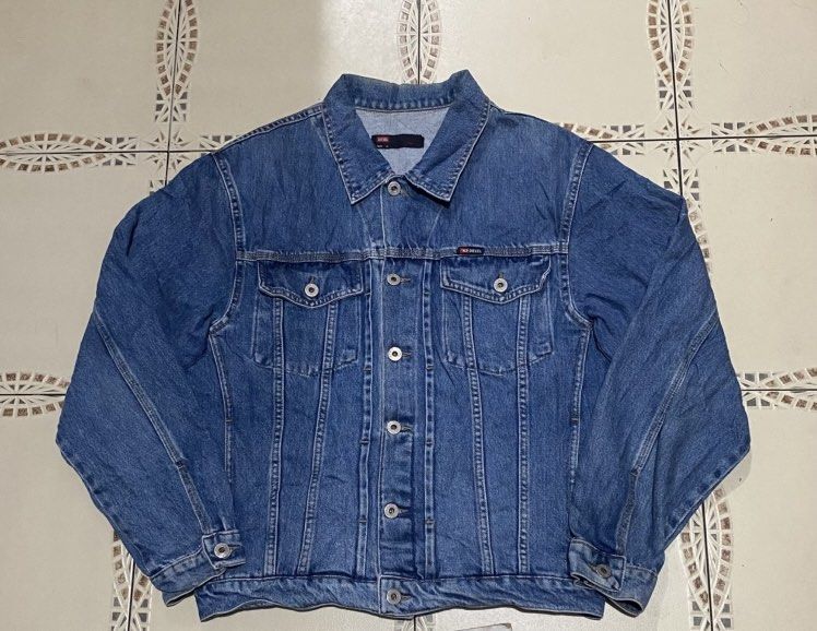 Vintage Diesel truck jacket (Category: Coats, Jackets and Outerwear) located in Cebu City. Submitted by hustler_69 (Listing ID 1465479974, Image 1). Description: Vintage Diesel truck jacket denim Size medium 20.5 width 25 length(inches) Excellent condition Details are all posted.