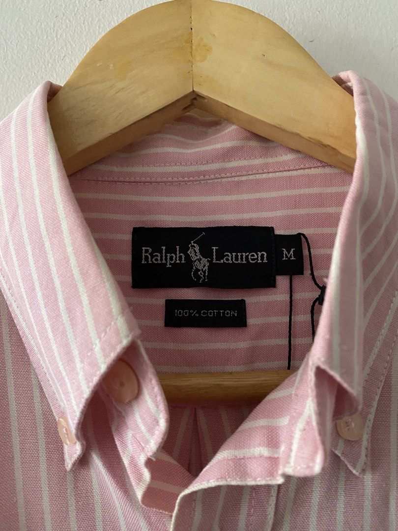 Vintage RL Light Pink Striped Long Sleeve (Category: Formal Shirts) located in Quezon City. Submitted by rlphvncntbs (Listing ID 1465470048, Image 3). Description: Vintage RL Light Pink Striped Long Sleeve Size: Medium Measurements: 21" x 29" Excellent Condition ₱3,000 + SF (Negotiable).