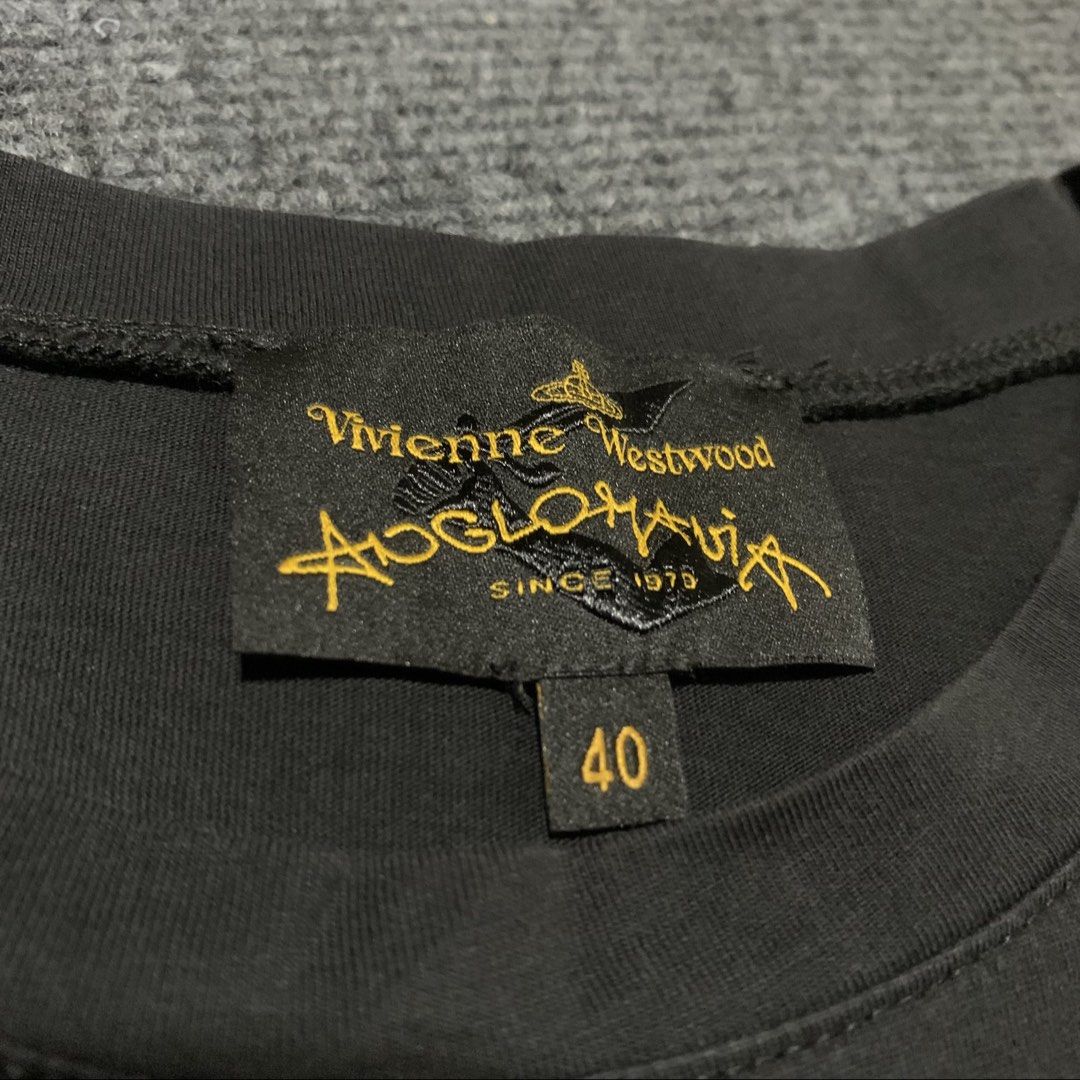 Vivienne Westwood tee (Category: Luxury Apparel) located in Manila. Submitted by _thrift.clothes._ (Listing ID 1465479320, Image 2). Description: Size:40 W:20 L:25 No issue.