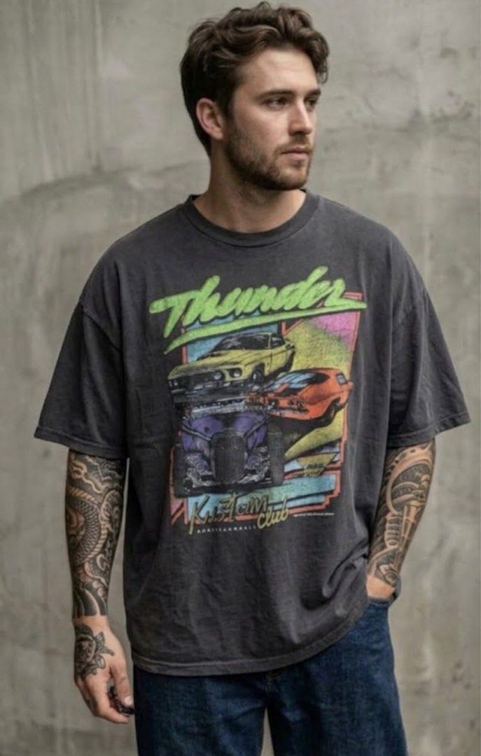 VTG 1984 THUNDER KUSTOM CLUB (Category: Tshirts & Polo Shirts ) located in Davao. Submitted by ronz31 (Listing ID 1465544060, Image 1). Description: PTPA/FS VTG 1984 J GALT THUNDER KUSTOM CLUB XL MINOR ISSUE CHECK LAST PICS PRESENTABLE TO WEAR W:23" L:29" DM📩.