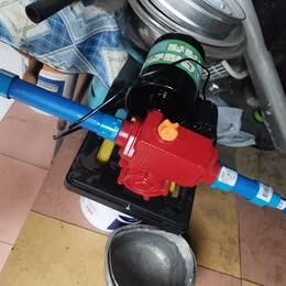 Water pump system with red valve and blue pipes (Category: Hose and Watering Devices) located in Caloocan City. Submitted by calmrabbit-669a (Listing ID 1465384011, Image 1). Description: Fs reaim 0.5hp booster pump With cover - 1500 php nalang 3299 bili sa shope Rfs tinest lang ng ilang beses at may gagamitin lang as spare sana.