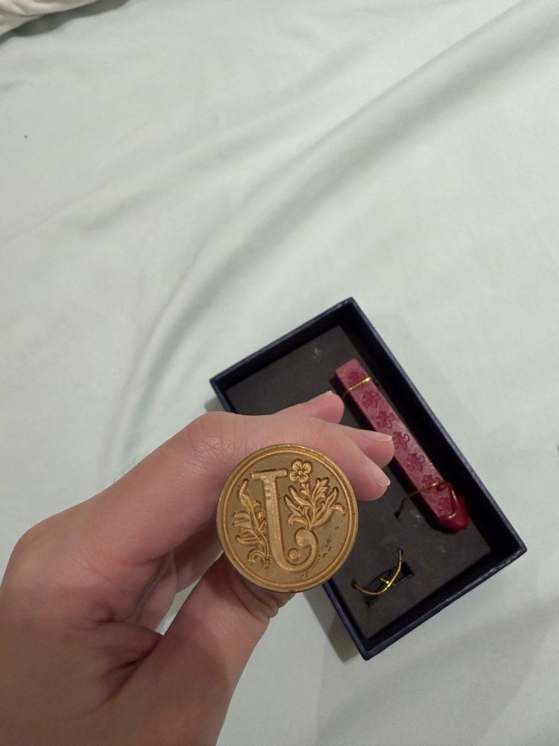 Wax Seal Stamp in letter J (Category: Stationery & School Supplies) located in Marikina City. Submitted by jlram (Listing ID 1465396233, Image 2). Description: .