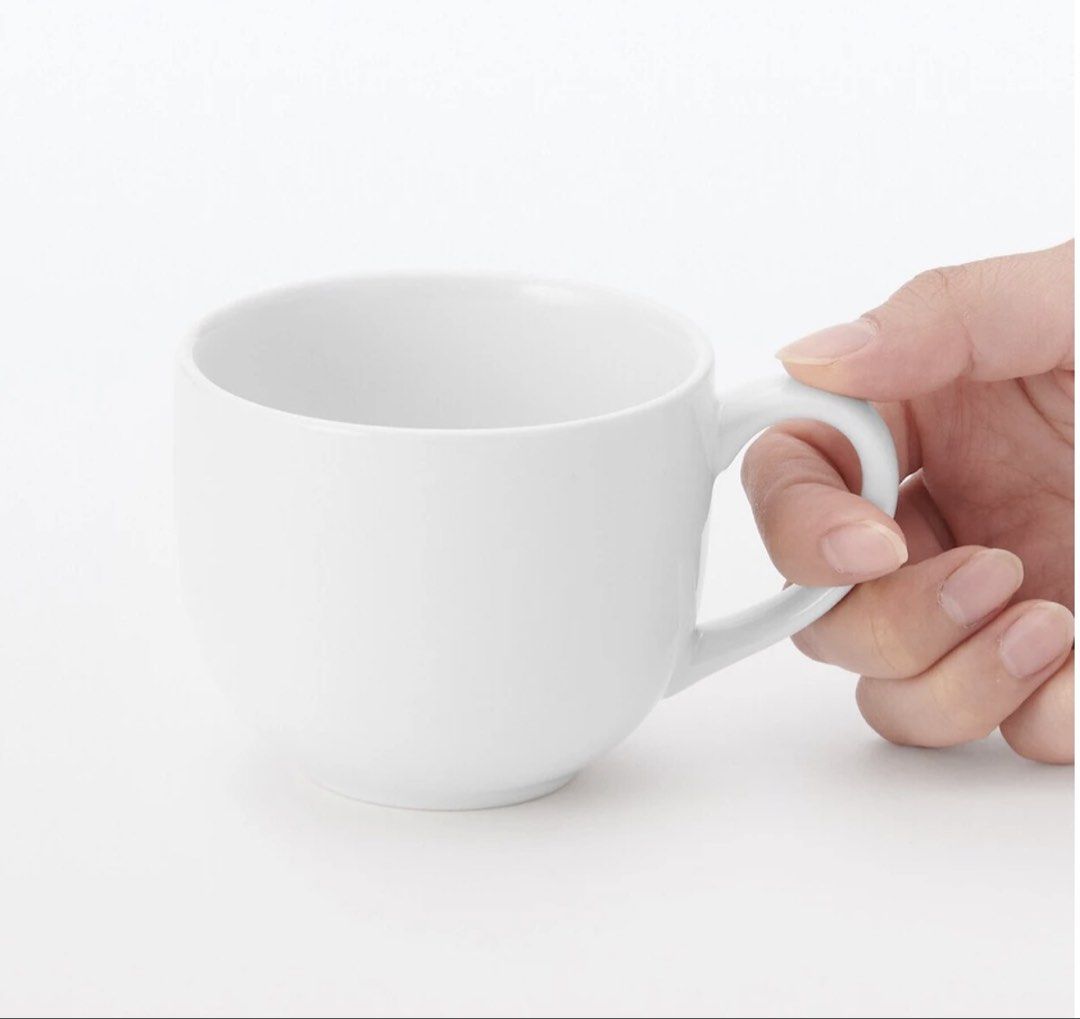 White Mug ( Japan ) H6cm x D8cm (Category: Coffee & Tea Tableware) located in Calamba. Submitted by japanitems18 (Listing ID 1465451684, Image 1). Description: A simple white coffee cup with a clean, classic design. Its smooth ceramic finish and sturdy handle give it an elegant, timeless look, perfect for serving coffee, tea, or other hot beverages..