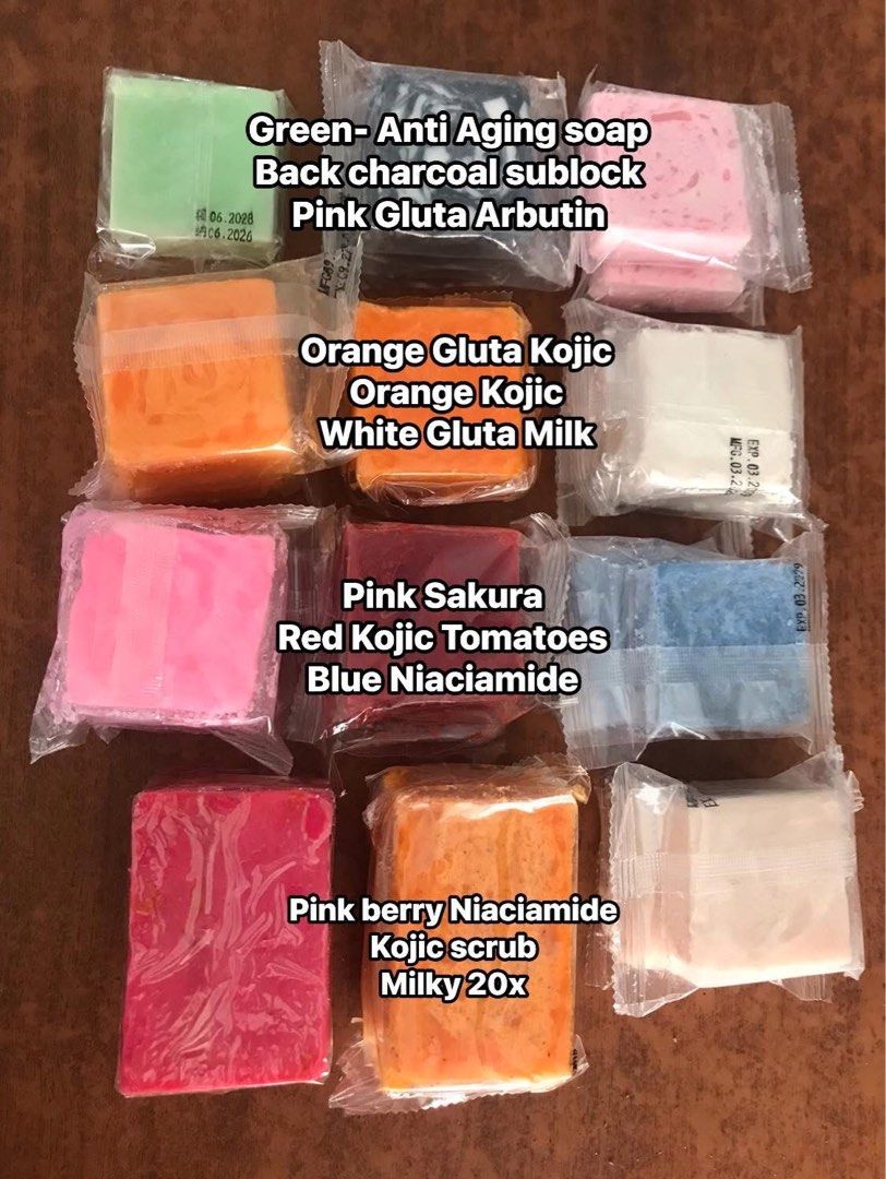 Whitening Branded Soap Legit (Category: Face Care) located in Davao. Submitted by joannen78 (Listing ID 1465399827, Image 2). Description: Mix and Match Pick 5 pcs -180 Shipping -free nationwide .