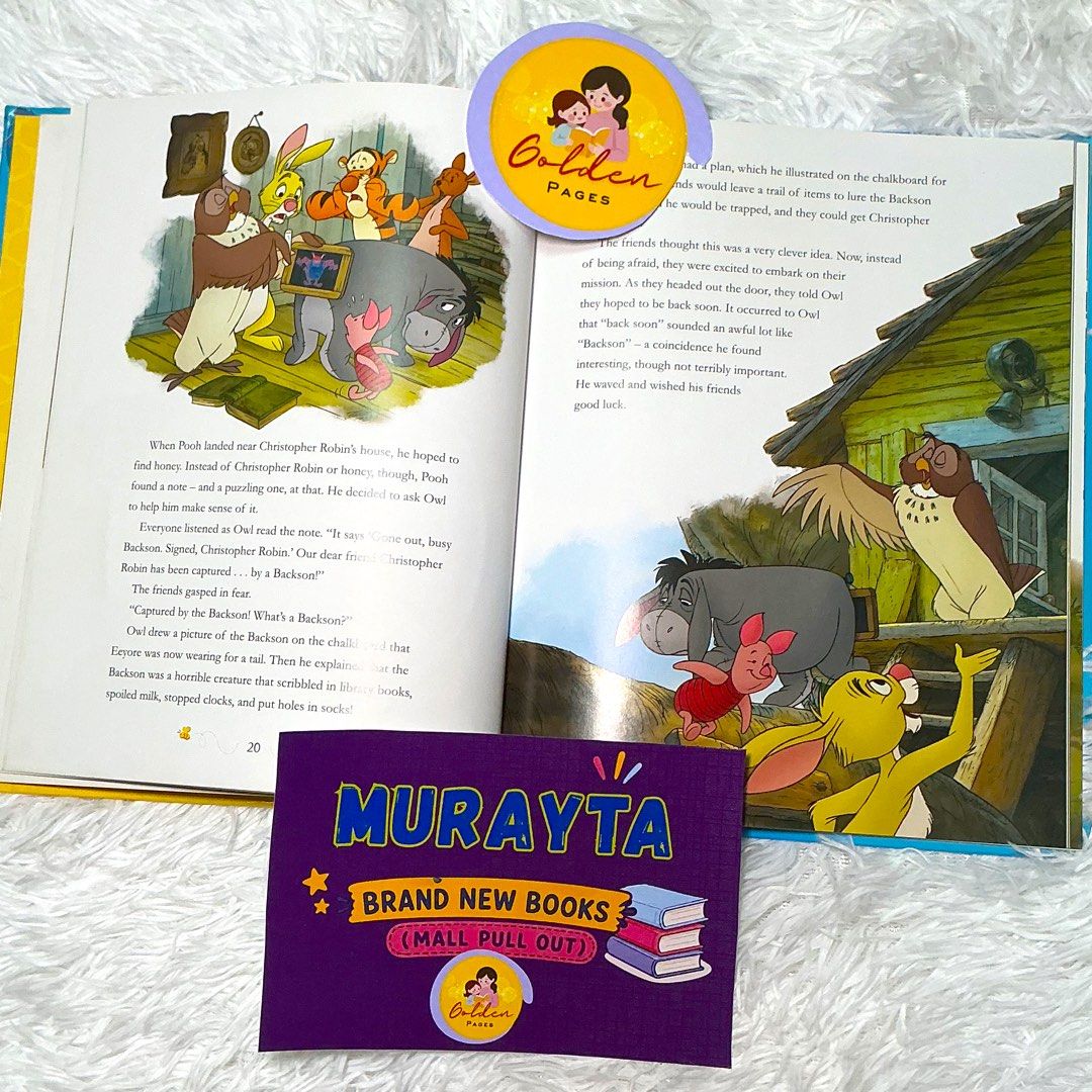 Winnie the Pooh (CD included) (Category: Children's Books) located in Manila. Submitted by gintonglibro (Listing ID 1465417917, Image 3). Description: Brand New Book with Sale price na abot kaya Harbound book with CD included Winnie the Pooh movie.