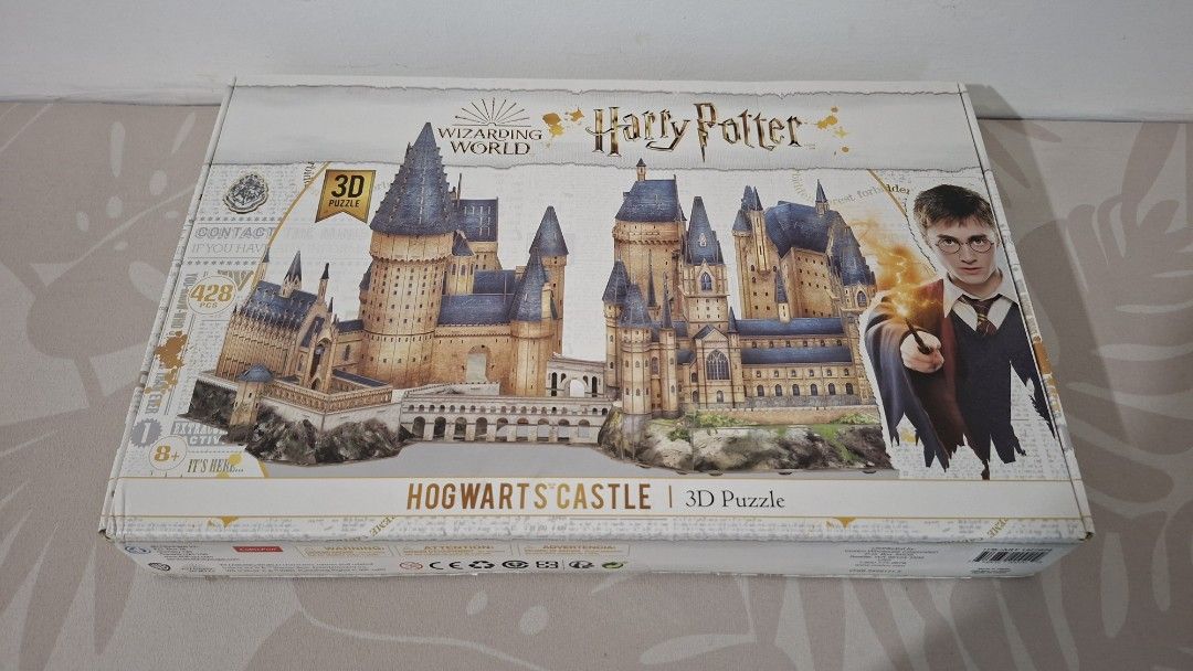 Wizarding World Harry Potter Hogwarts Castle 3D Puzzle (Category: Board Games & Puzzles) located in Imus. Submitted by pick_and_dig (Listing ID 1465428117, Image 1). Description: 🪄 Bring Hogwarts to Life: Harry Potter Hogwarts Castle 3D Puzzle (428 Pieces) Recreate the magic of the Wizarding World right in your own living room! This officially licensed 4D Cityscape Harry Potter Hogwarts Castle 3D Puzzle is the ultimate challenge and display piec