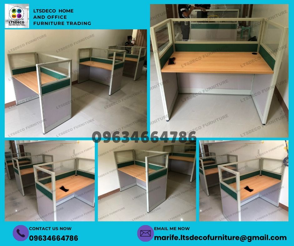 workstation tables modular office partitions (Category: Office Furniture & Fixtures) located in Caloocan City. Submitted by lara.ltsdeco (Listing ID 1465419381, Image 3). Description: 👉Are you looking for WORKSTATION, MODULAR CUBICLES OFFICE PARTITION, and OFFICE FURNITURE SUPPLIER? LTSDECO Furniture, is direct supplier, manufacturer, and trusted provider of high quality, affordable and durable modular office divider partition, home and office f