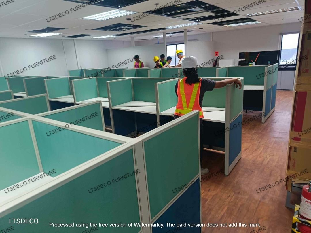 workstation tables office partition furnitures (Category: Office Furniture & Fixtures) located in Quezon City. Submitted by sandy444 (Listing ID 1465384708, Image 2). Description: 👉Are you looking for WORKSTATION, MODULAR CUBICLES OFFICE PARTITION, and OFFICE FURNITURE SUPPLIER? LTSDECO Furniture, is direct supplier, manufacturer, and trusted provider of high quality, affordable and durable modular office divider partition, home and office furni