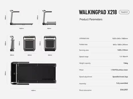 Xiaomi Kingsmith X218 WalkingPad Treadmill (Category: Cardio & Fitness Machines) located in Quezon City. Submitted by SomeThingsMustGo.ph (Listing ID 1465431305, Image 2). Description: Brand New Xiaomi Kingsmith WalkingPad Treadmill X218 Latest 2026 model Max load 136kg Up to 18km/hr ₱38,000 Srp at 50k++ 📍Novaliches, Qc.